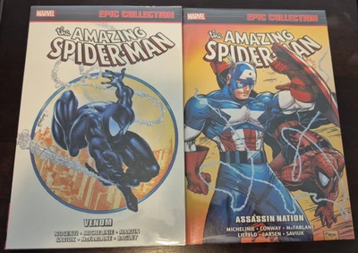 AMAZING SPIDER-MAN EPIC COLLECTION VOL 18 Venom & VOL 19 Assassin Nation - Image 1 of 4