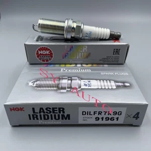 4PCS NGK 91961 DILFR7K9G Laser Iridium Spark Plugs for Ignition Wire WQ - Bild 1 von 1