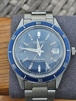 Seiko Presage Blue Men's Watch - SRPG05 - Image 1 of 4