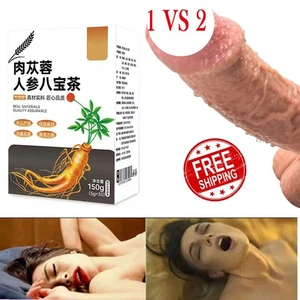 Men's Tea Cistanche Ginseng Eight Treasure Tea Wolfberry Mulberry Maca Tea USA - Picture 1 of 21