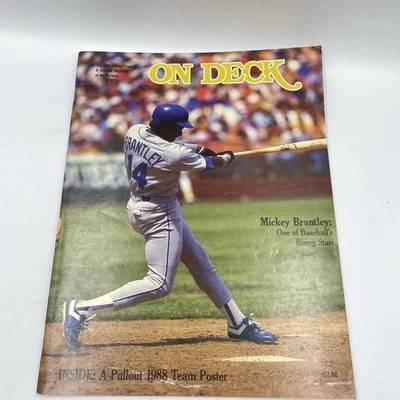 88’ Official Program On Deck Souvenir Program of the Mariners Ft Mickey Brantley - Image 1 of 4
