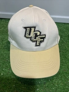 Captivating NCAA UCF Knights Hat/Cap White + Gems In B/G Embroidered Strap-back - Picture 1 of 14
