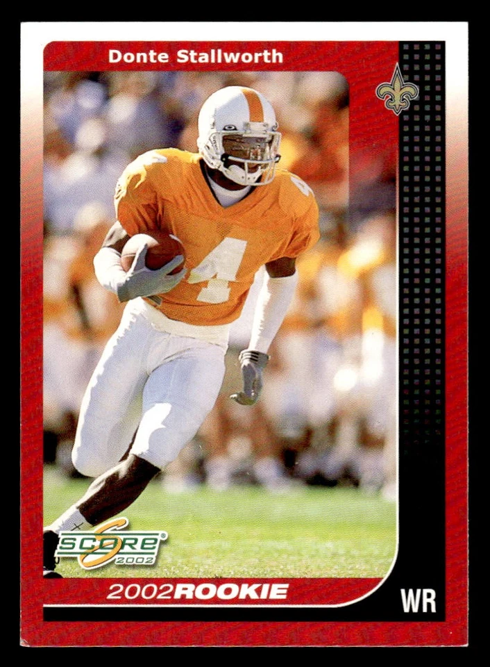 2002 Score #287 Donte Stallworth Rookie Card New Orleans Saints - Image 1 of 2