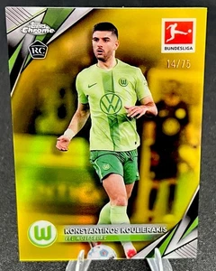 2024-25 Topps Chrome Bundesliga Konstantinos Koulierakis Rookie Card Yellow /75 - Bild 1 von 2