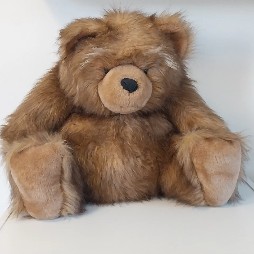 Grande Peluche Ours Assis 55 cm AJENA TBE - Photo 1/4