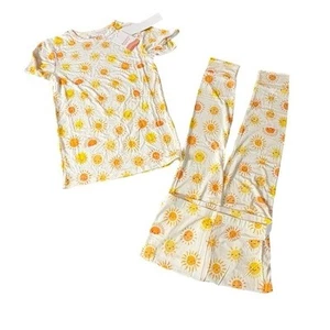 Sunshine kids bamboo viscose Rise and Shine pajama set new sz 10 Y - Picture 1 of 4