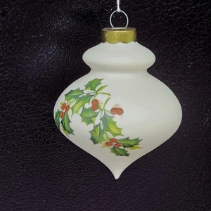 Porzellan Stechpalme Ornament von Salem Oregon Küste - Bild 1 von 11