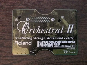 Placa de expansión Roland SR-JV80-16 Orchestral II JV XP XV 1080 2080 3080 5080 - Imagen 1 de 2