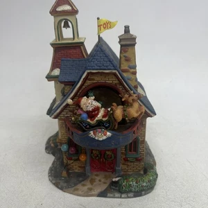 Pueblo de Navidad de porcelana "Alli's Toy Shop" - no incluye pieza rota con luz - Imagen 1 de 7