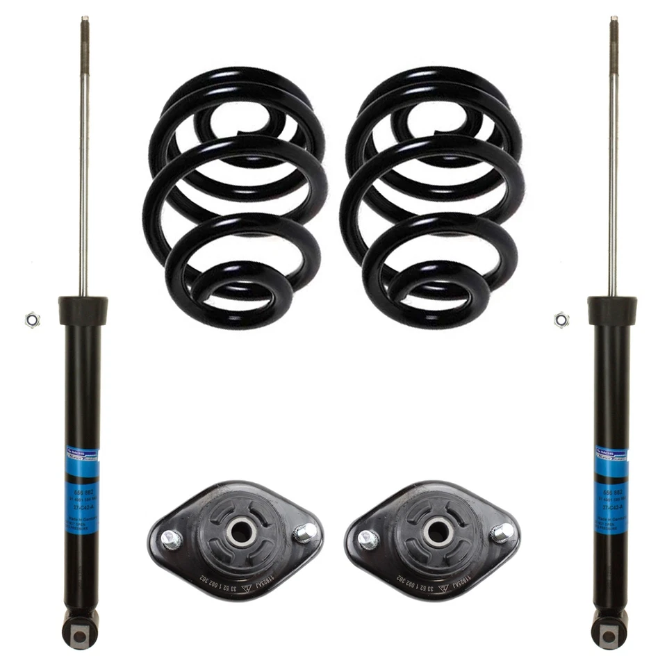 Sachs Rear Shock Absorber & Lesjofors Coil Springs Kit for BMW E46 323Ci 325i — 第 1/1 张图片