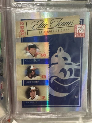 Donruss Elite Teams 2005 - Orioles - Cal Ripken, Eddie Murray, Jim Palmer/1000 Foto 1 de 2