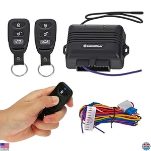Sistema de entrada sin llave InstallGear - 2 controles remotos, Trunk Pop, bloqueo/desbloqueo sin esfuerzo - Imagen 1 de 6
