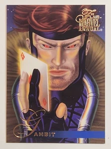 Flair Marvel 1995 Gambito anual/Gambito Vs Sabertooth #4 - Imagen 1 de 2