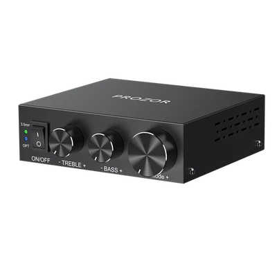 Verstärker 100Wx2 Desktop Stereo Amplifier HIFI Leistungsverstärker +3,5mm Kabel - Bild 1 von 4