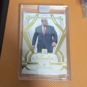 2024 Panini Flawless WWE Paul Heyman #16/25 Diamond ๐ - Picture 1 of 9