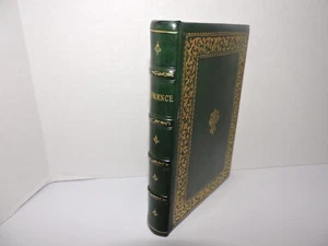 FLORENCE AND ITS SURROUNDINGS R BARTOLINI & E FIUMI FINE GREEN LEATHER BINDING - Imagen 1 de 5