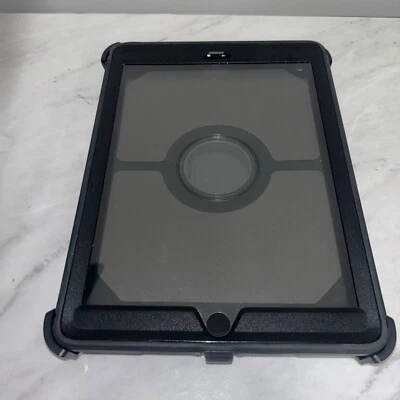 OtterBox Defender Series for 9.7" Apple iPad 5th Gen 6th Gen Black 77-55823-Used - Image 1 of 4