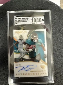 2021 Panini Immaculate Introductions Travis Etienne Jr. Rookie Auto /49 SGC 10 - Foto 1 di 5