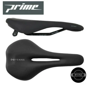 Prime Doyenne Sport Saddle - Ti Alloy Rails - With Cut Out - Black - Rrp £40 - Picture 1 of 2