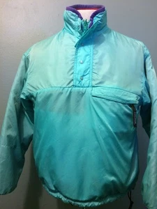 Vtg 90s Kids Patagonia Glissade Reversible Ski Jacket Youth 12 Fleece Snow Coat - Picture 1 of 12