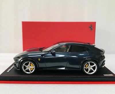 1/18 Mr Collection Ferrari Purosangue Blue Roma Limited 49 PCs With Case No BBR - Image 1 of 4