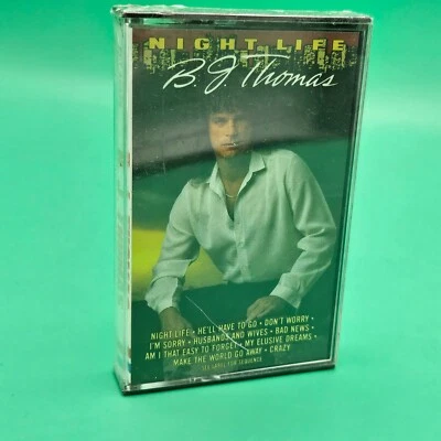 B.J. THOMAS - NIGHTLIFE CASSETTE TAPE Brand New Sealed Album RARE Vintage - Image 1 of 4