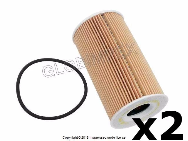 Juego de 2 filtros de aceite MAHLE OEM para Porsche 911 Boxster Cayenne '99-'11 Foto 1 de 1