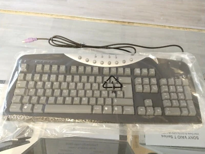 KKWR452900 7004415 PS2 Multimedia Black Spanish Keyboard  NEW - Image 1 of 4