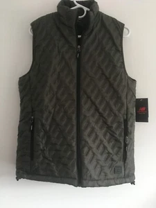 New Balance Tech Vest Mens Water/Wind Resistant Dark Olive Size S - Picture 1 of 4