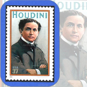 2002  HARRY HOUDINI  Escape Artist  Illusionist  MINT  Single  Stamp  Cat # 3651 - Picture 1 of 2
