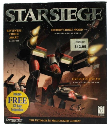 Starsiege: The Ultimate in Mechanized Combat PC Big Box 1999 New Sealed NOS - Image 1 of 4