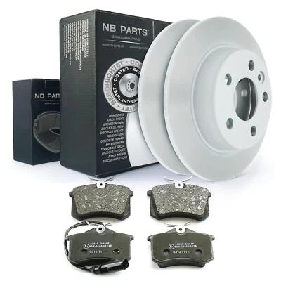 Brake discs pads rear 268 mm full for Ford Galaxy Seat Alhambra VW Sharan i - Image 1 of 2