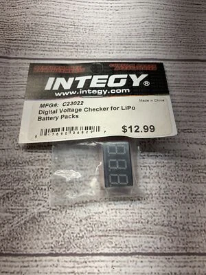Integy C23022 Digital Voltage Checker for LiPo Battery Packs, RC Plane Car Boxc6 - Image 1 of 2