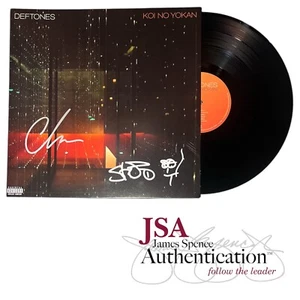 Chino Moreno Steph Carpenter Signed Deftones Koi No Yokan Vinyl Album LP ~ JSA - Picture 1 of 3