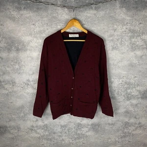 Damen Vintage Burberrys Pullover Strickjacke Merinowolle Größe 38 - Bild 1 von 7