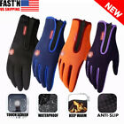 Gants d'hiver temps froid gants de course thermiques antidérapants pour gants coupe-vent