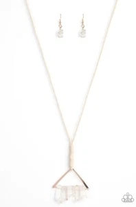 Paparazzi Raw Talent - Rose Gold - Necklace - Picture 1 of 3