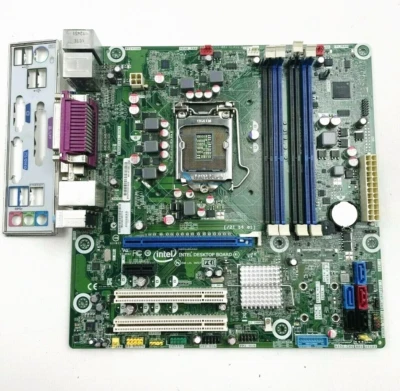 Motherboard Intel DQ77CP MicroATX LGA 1155 DDR3 Support Q77 Chipset IO shield - Image 1 of 4