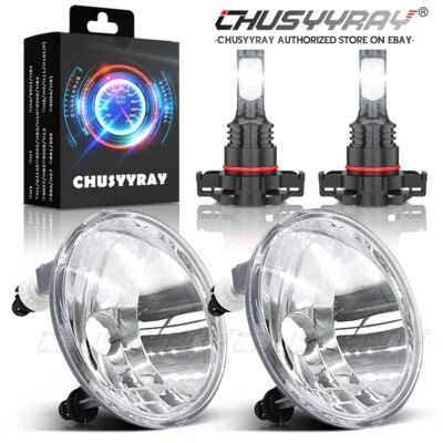 Luces antiniebla de parachoques de lente transparente lado izquierdo y derecho para GMC Yukon XL2500 2007-2013 Foto 1 de 4