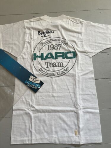 Old school bmx Vintage 1985 HARO Team Ramp riders Club T shirt small BMX 