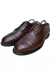 Allen Edmonds Bergland Lace-Up Oxford Shoe Cap Toe Leather Men's 11 D - Picture 1 of 12