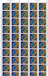 Canada Stamp SHEET#898i - L'Acadie (1981) 17¢ LF - Picture 1 of 1