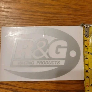 Calcomanías adhesivas para motocicletas R&G Racing Products (plateadas) - Imagen 1 de 2