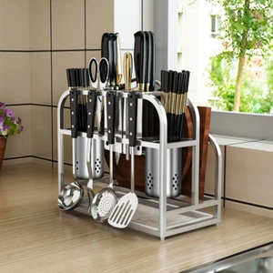 Chopping Board Rack For Knives And Knife Holders Integrated Storage Rack - Picture 1 of 5