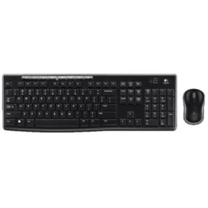 Logitech MK270 Wireless Keyboard + Mouse Black - Picture 1 of 2