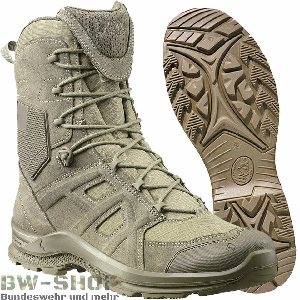 HAIX Black Eagle Athletic 2.0 V T High/Desert Sidezipper für Herren - Gr. EU 41, Beige (330005.8)