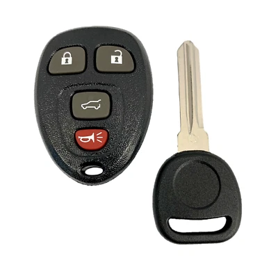 Controle remoto sem chave eletrônico fabricante de equipamento original Fob + chave chip SUV 4 botões OUC60270 15913416 - Imagem 1 de 4