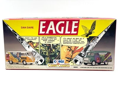 CORGI Comic Classic Dan Dare Eagle 98965 Volkswagen Bedford New Old Stock #AC - Immagine 1 di 4