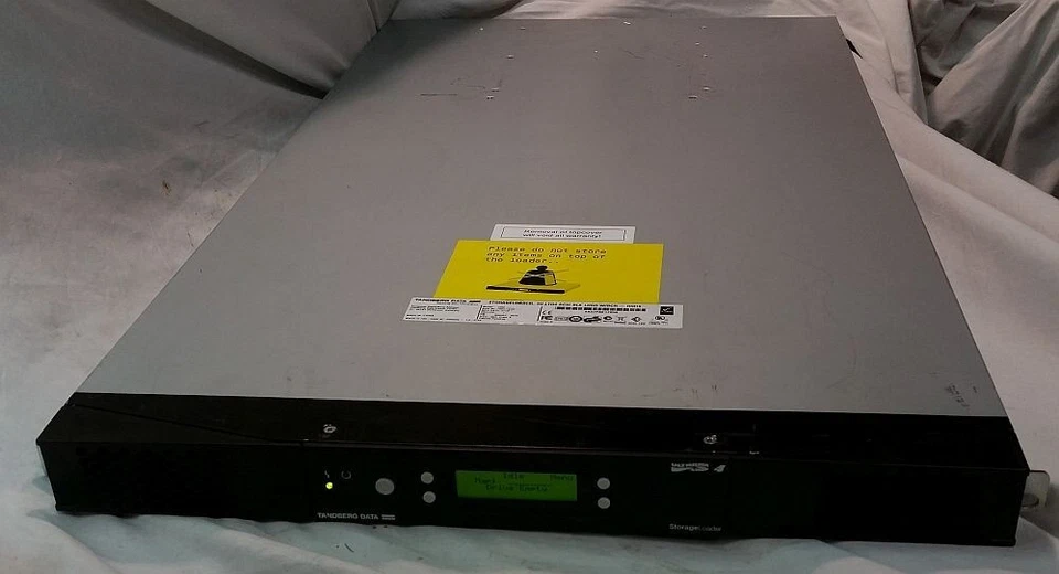 Tandberg Data 1U Tape Drive Autoloader LTO4 SCSI StorageLoader 1000 7803-LTO BCR - Image 1 of 4