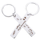  2 Pcs Mother's Day Keychain Stainless Steel Mothers Gift Gifts Mom Present